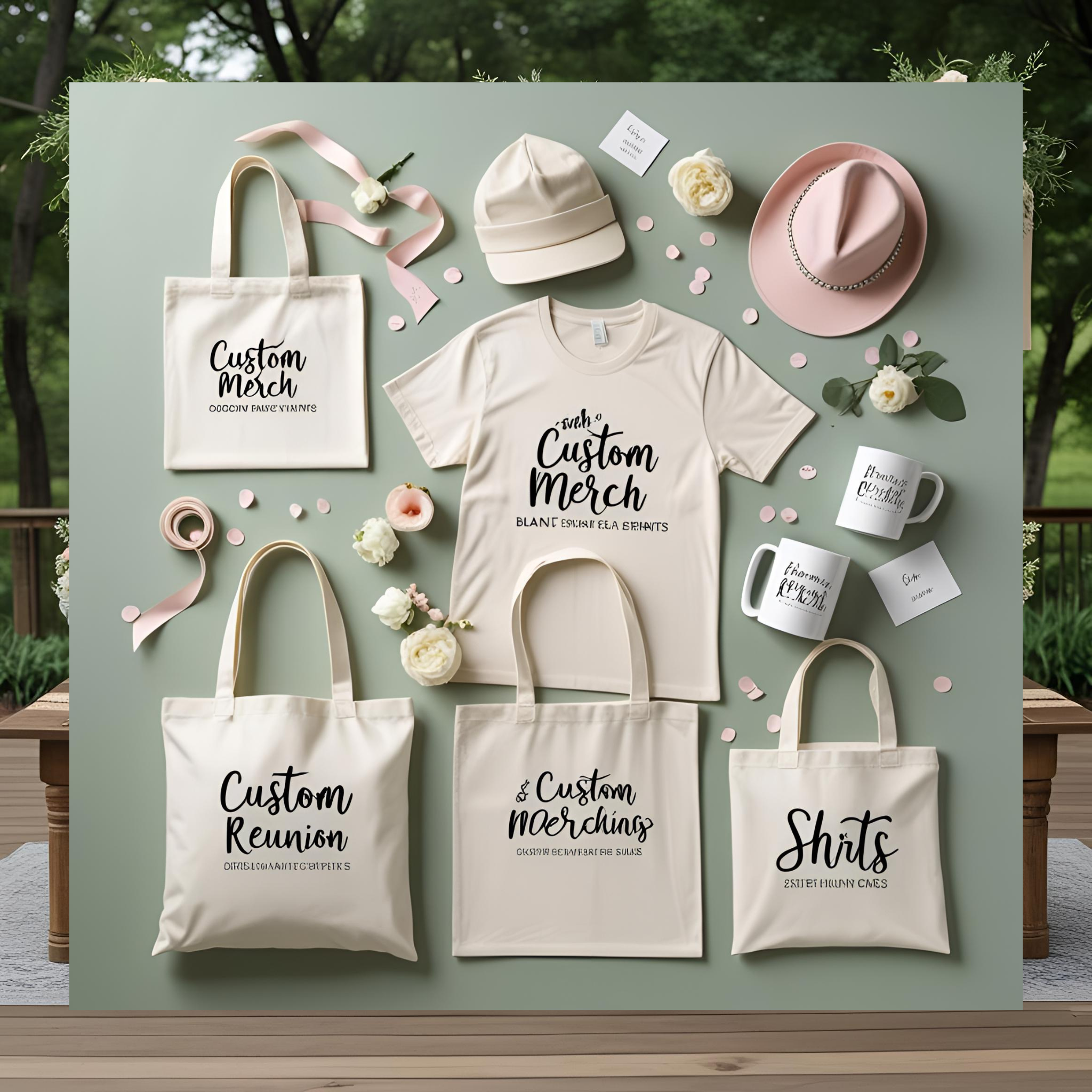 Merch Ideas for Weddings, Reunions, and Special Events