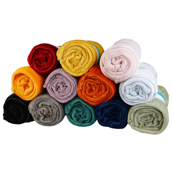 Personalized Flannel Fleece Throw Blankets